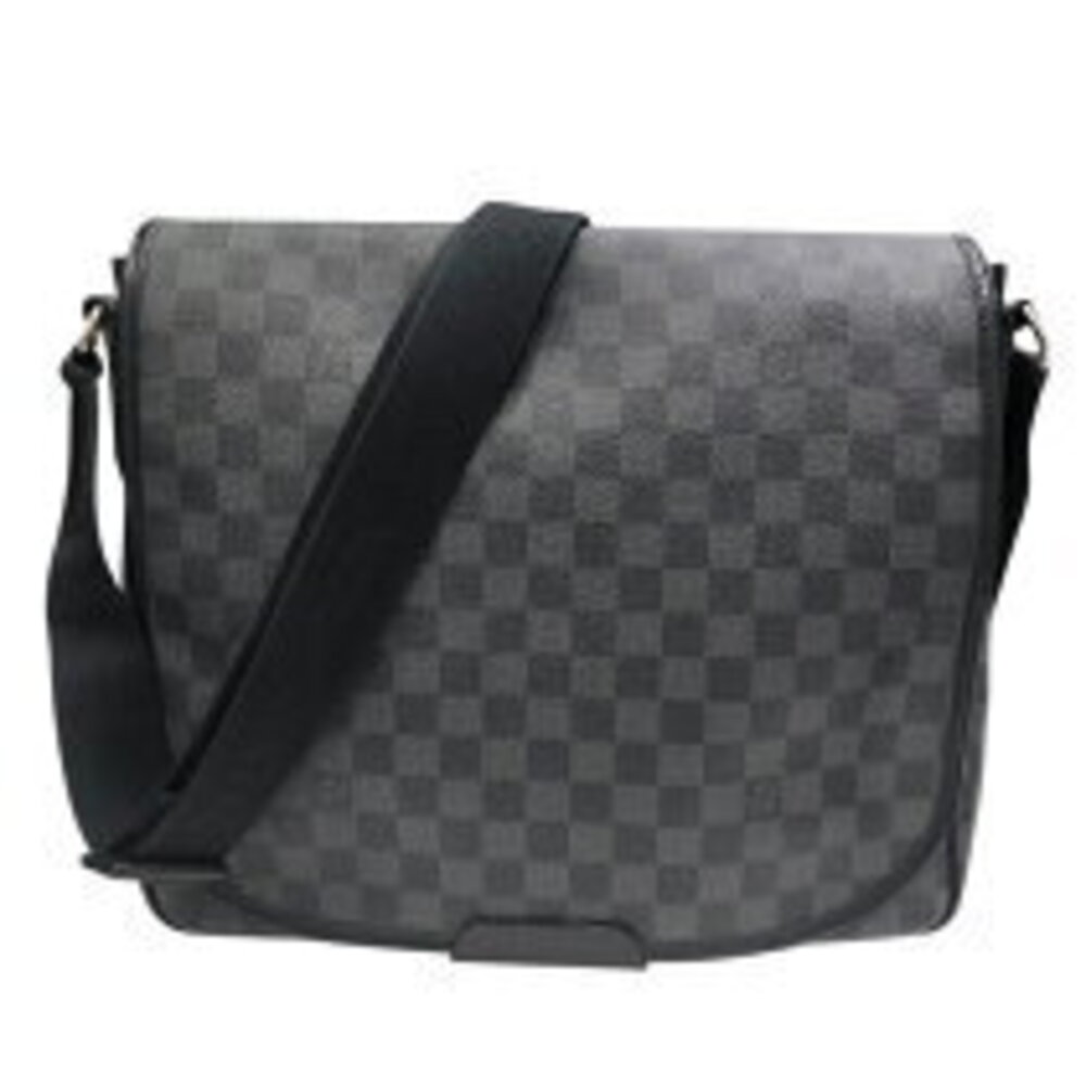 Louis Vuitton Daniel Black Damier Ebene Brown Graphite Black Shoulder Bag